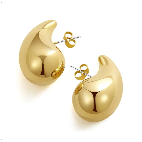 Aretes hoop gota