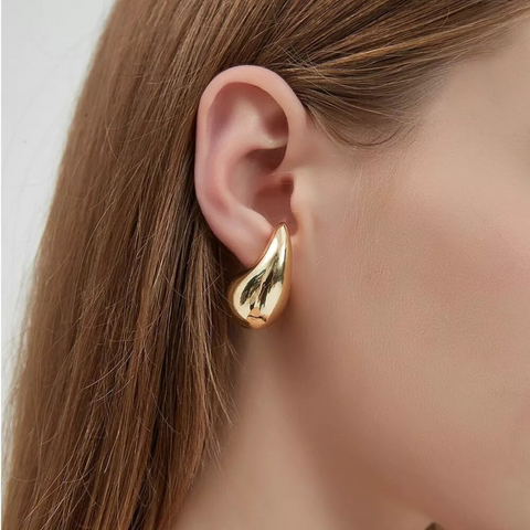 Aretes hoop gota