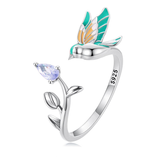 Anillo colibrí cristal - AN0022A 1500