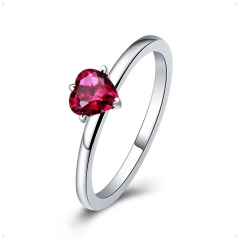 Anillo red heart