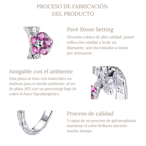 Anillo cerezo rosa - AN0050A