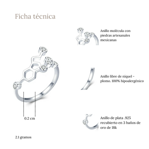 Anillo molécula - AN0047A